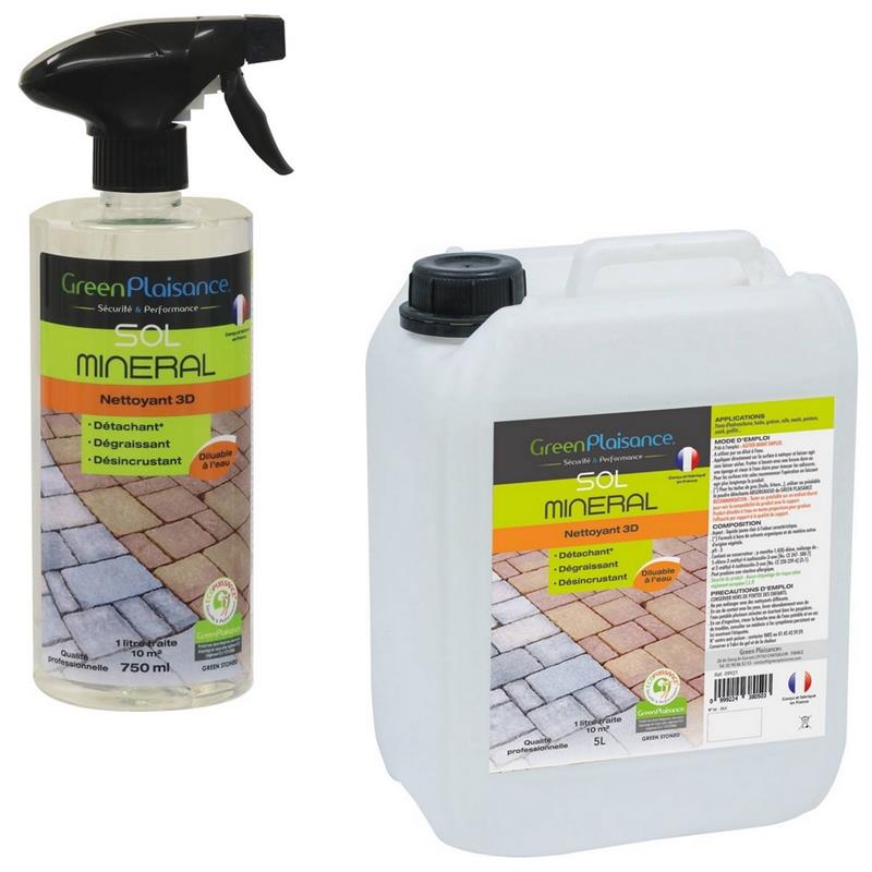 Détachant sol minéral spécial tache d’huile - Green Plaisance | Disponible en 750ml ou 5L